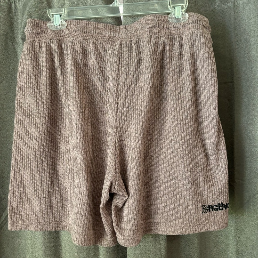 Native Language Corduroy Knit Shorties Rose Gold Size XL - Picture 4 of 10
